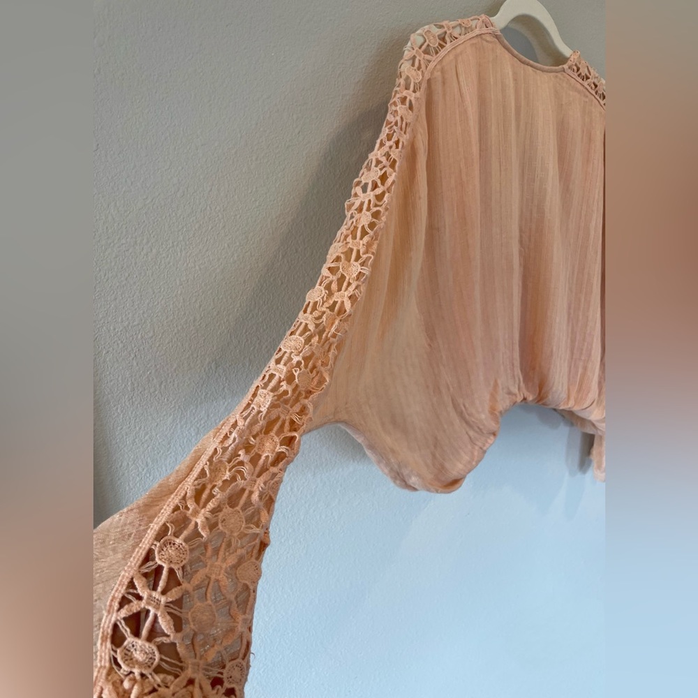 Free People Runaway Crochet Blouse - Picture 6 of 9